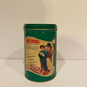 1990Vintage Life Savers Limited Edition Holiday Keepsake Tin - Empty